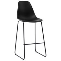 3-delige Barset kunststof zwart 6