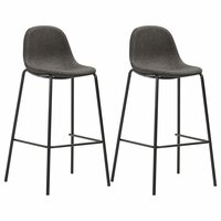 3-delige Barset stof donkergrijs 5