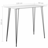 5-delige Barset wit en grijs 12