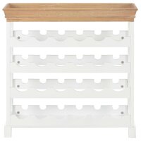 Wijnkast 70x22,5x70,5 cm MDF wit 3