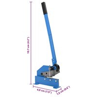 Hefboomschaar 200 mm blauw 8