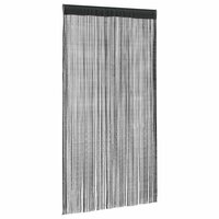 Draadgordijnen 2 st 140x250 cm zwart 2