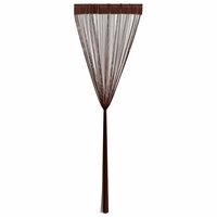 Draadgordijnen 140x250 cm bruin 2 st 5