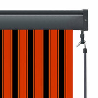 Rolgordijn voor buiten 60x250 cm oranje en bruin 7