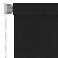 Rolgordijn voor buiten 100x140 cm zwart 4