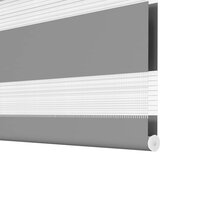 Duo Rolgordijn 40x100 cm stofbreedte 36,7 cm grijs 10