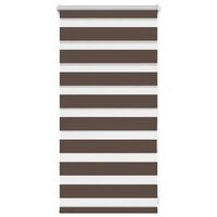 Duo Rolgordijn 40x100 cm stofbreedte 36,7 cm koffiebruin 2