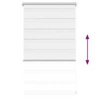 Duo Rolgordijn 50x100 cm stofbreedte 46,7 cm wit 5