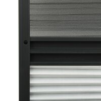 Raamhor pliss&eacute; met verduistering 80x100 cm aluminium 6