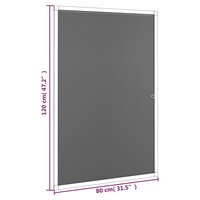 Raamhor 80x120 cm bruin 8
