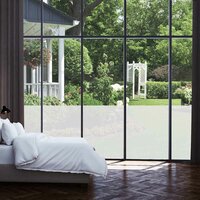 Raamfolie mat 0,9x5 m PVC grijs 6