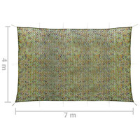 Camouflagenet met opbergtas 4x7 m groen 5