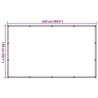 Aanhangwagennet 1,5x2,2 m HDPE zwart 7