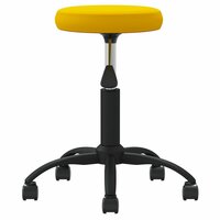 Massagekruk fluweel mosterdgeel 3