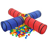Kinderspeeltunnel met 250 ballen meerkleurig 2