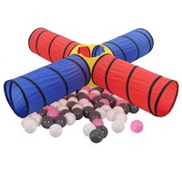 Kinderspeeltunnel met 250 ballen meerkleurig 2