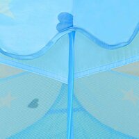 Kinderspeeltent met 250 ballen 102x102x82 cm blauw 6