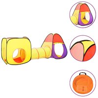 Kinderspeeltent met 250 ballen 255x80x100 cm meerkleurig 3