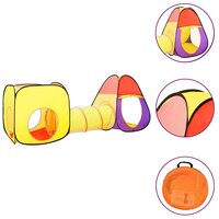 Kinderspeeltent met 250 ballen 255x80x100 cm meerkleurig 3