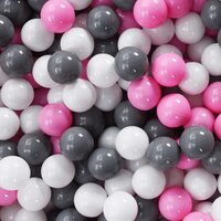 Kinderspeeltent met 250 ballen 255x80x100 cm meerkleurig 11