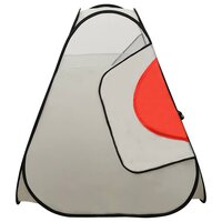 Kinderspeeltent met 250 ballen olifant 174x86x101 cm grijs 7