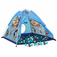 Kinderspeeltent met 250 ballen 120x120x90 cm blauw 2