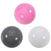 Kinderspeeltent met 250 ballen 69x94x104 cm roze 9