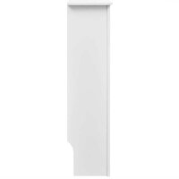Radiatorombouw 112 cm bewerkt hout wit 4