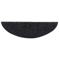 Trapmatten Zelfklevend 10 stuks 56x17x3 cm Zwart Halfrond 4