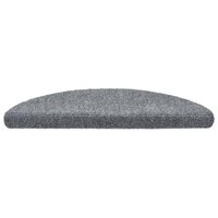 Trapmatten Zelfklevend 5 stuks 56x17x3 cm Lichtgrijs Halfrond 3