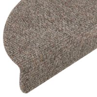 Trapmatten zelfklevend 10 stuks 56x17x3 cm beige halfrond 6