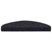 Trapmatten Zelfklevend 10 stuks 65x21x4 cm Zwart Halfrond Groot 4