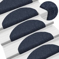 Trapmatten Zelfklevend 10 stuks 65x21x4 cm Blauw Halfrond Groot 5