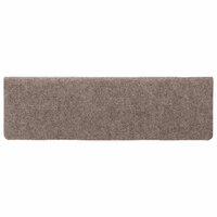 Trapmatten Zelfklevend 5 stuks 65x21x4 cm lichtbruin Rechthoekige Rand 5