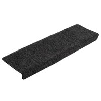 Trapmatten Zelfklevend 5 stuks 65x21x4 cm Zwart Rechthoekige Rand 3
