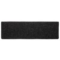 Trapmatten Zelfklevend 10 stuks 65x21x4 cm Zwart Rechthoekige Rand 5