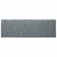 Trapmatten Zelfklevend 5 stuks 65x21x4 cm Lichtgrijs Rechthoekige Rand 5