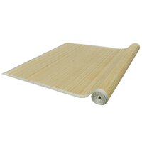 Tapijt rechthoekig 120x180 cm bamboe naturel 3