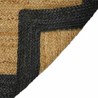 Vloerkleed Donkergrijs 60 x 300 cm Jute 4