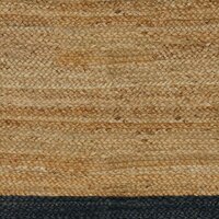 Vloerkleed Donkergrijs 60 x 300 cm Jute 6