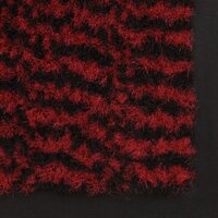 Droogloopmat rechthoekig getuft 40x60 cm rood 4