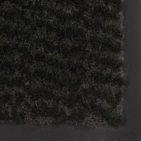 Droogloopmatten 2 st rechthoekig getuft 90x150 cm zwart 5