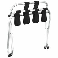 Bagagerek met rugleuning zilver 56x39x52cm 6