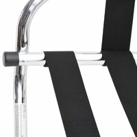 Bagagerek met rugleuning zilver 56x39x52cm 7
