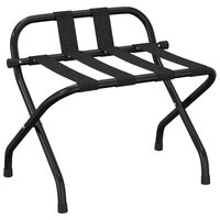 Bagagerek met rugleuning 56x39x52 cm zwart  2
