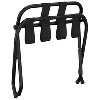 Bagagerek met rugleuning 56x39x52 cm zwart  6
