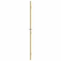 Binnendeur smal 83x201,5 cm gehard glas en aluminium goudkleur 5