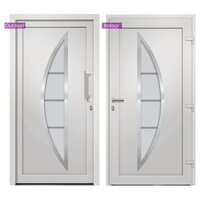 Voordeur 98x208 cm wit 6
