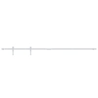 Ophangset voor minischuifdeur 183 cm koolstofstaal wit 2