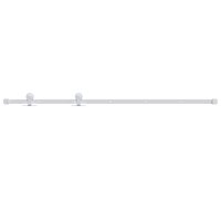 Beslagset voor schuifdeur 183 cm staal wit 2